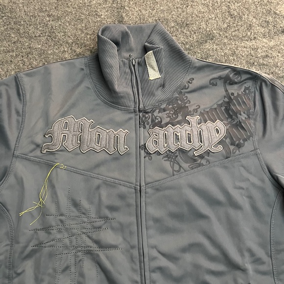 MONARCHY Zip-Up Track Jacket MEDIUM - Picture 2 of 16